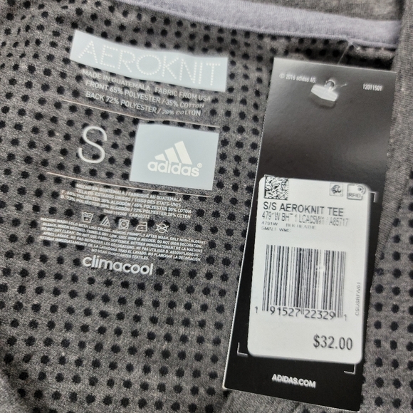 ADIDAS Aeroknit Climacool Athletic Sport Tee - Picture 4 of 7